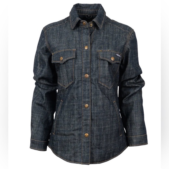 STS Ranchwear Jackets & Blazers - STS Ranchwear Dark Blue Jean Waylon Shirt Jacket NWT XL